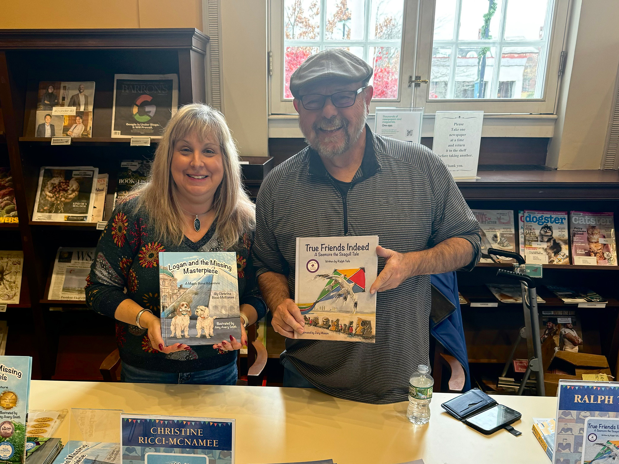 Local Author Fair - Christine McNamee and Ralph Tufo
